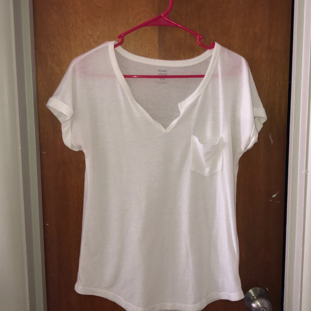 Cute relaxed white T